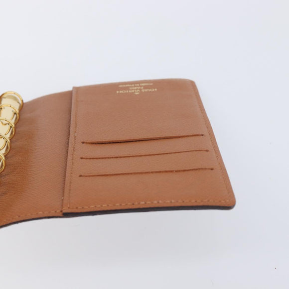 LOUIS VUITTON Trunk Label Agenda PM Day Planner Cover R21067 LV Auth hk4256