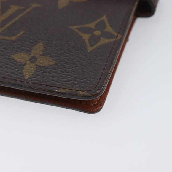 LOUIS VUITTON Trunk Label Agenda PM Day Planner Cover R21067 LV Auth hk4256