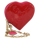 LOUIS VUITTON Porte Monnaie Coeur Coin Purse Rose Pop M93657 LV Auth hk4258V-1