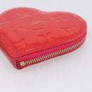 LOUIS VUITTON Porte Monnaie Coeur Coin Purse Rose Pop M93657 LV Auth hk4258V-11