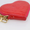 LOUIS VUITTON Porte Monnaie Coeur Coin Purse Rose Pop M93657 LV Auth hk4258V-12