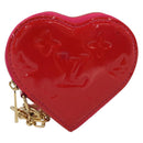 LOUIS VUITTON Porte Monnaie Coeur Coin Purse Rose Pop M93657 LV Auth hk4258V-2