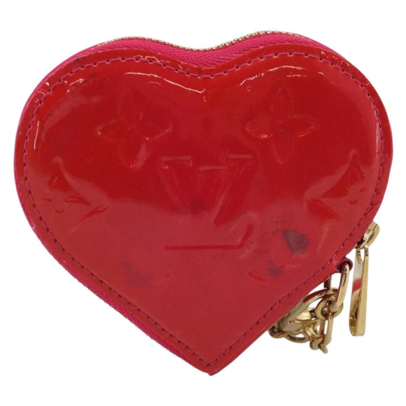 LOUIS VUITTON Porte Monnaie Coeur Coin Purse Rose Pop M93657 LV Auth hk4258V