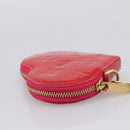 LOUIS VUITTON Porte Monnaie Coeur Coin Purse Rose Pop M93657 LV Auth hk4258V-5