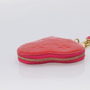 LOUIS VUITTON Porte Monnaie Coeur Coin Purse Rose Pop M93657 LV Auth hk4258V-6