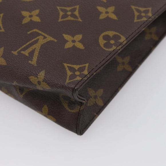 LOUIS VUITTON Monogram Poche Toilette 26 Pouch M47542 LV Auth hk4259