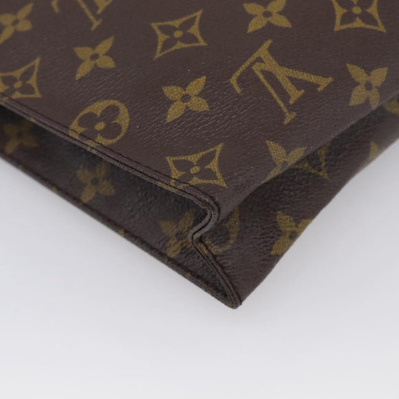 LOUIS VUITTON Monogram Poche Toilette 26 Pouch M47542 LV Auth hk4259