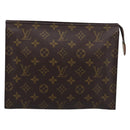 LOUIS VUITTON Monogram Poche Toilette 26 Pouch M47542 LV Auth hk4259-2