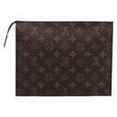 LOUIS VUITTON Monogram Poche Toilette 26 Pouch M47542 LV Auth hk4259-3