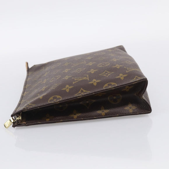 LOUIS VUITTON Monogram Poche Toilette 26 Pouch M47542 LV Auth hk4259