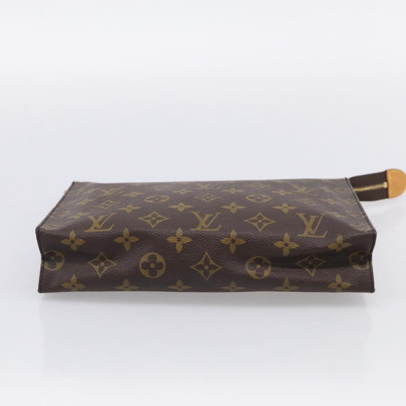 LOUIS VUITTON Monogram Poche Toilette 26 Pouch M47542 LV Auth hk4259