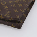 LOUIS VUITTON Monogram Poche Toilette 26 Pouch M47542 LV Auth hk4259-8