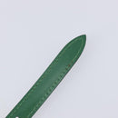 LOUIS VUITTON Adjustable Shoulder Strap Leather 39.8-46.9 Green LV Auth hk4260-11