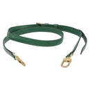 LOUIS VUITTON Adjustable Shoulder Strap Leather 39.8-46.9 Green LV Auth hk4260-2