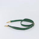 LOUIS VUITTON Adjustable Shoulder Strap Leather 39.8-46.9 Green LV Auth hk4260-4