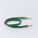 LOUIS VUITTON Adjustable Shoulder Strap Leather 39.8-46.9 Green LV Auth hk4260-5