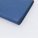 LOUIS VUITTON Epi Pochette Accessoires Pouch Blue M52985 LV Auth hk4262-13