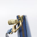 LOUIS VUITTON Epi Pochette Accessoires Pouch Blue M52985 LV Auth hk4262-18