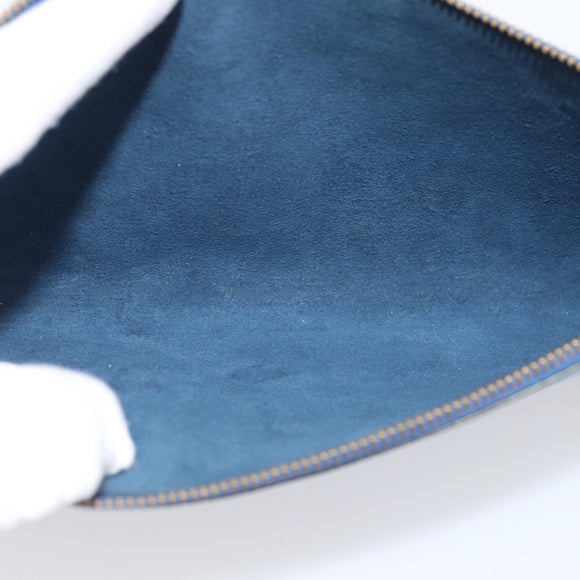 LOUIS VUITTON Epi Pochette Accessoires Pouch Blue M52985 LV Auth hk4262