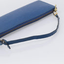LOUIS VUITTON Epi Pochette Accessoires Pouch Blue M52985 LV Auth hk4262-7