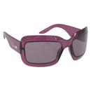 Christian Dior Sunglasses Plastic Purple Silver Auth hk4263A-1