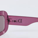 Christian Dior Sunglasses Plastic Purple Silver Auth hk4263A-10