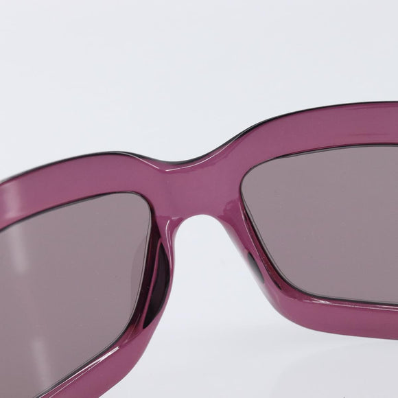 Christian Dior Sunglasses Plastic Purple Silver Auth hk4263A