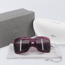 Christian Dior Sunglasses Plastic Purple Silver Auth hk4263A-18
