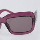 Christian Dior Sunglasses Plastic Purple Silver Auth hk4263A-7