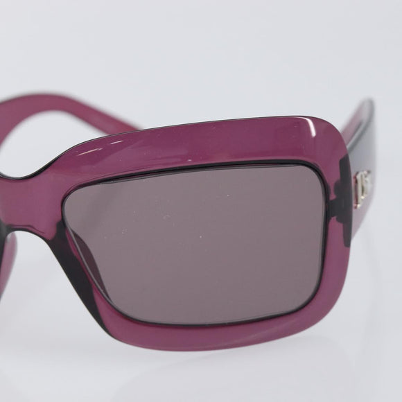 Christian Dior Sunglasses Plastic Purple Silver Auth hk4263A