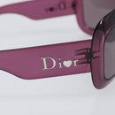 Christian Dior Sunglasses Plastic Purple Silver Auth hk4263A-8