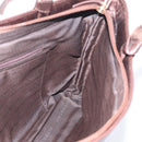 GIVENCHY Tote Bag Leather Brown Gold Auth hk4264-19