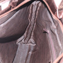 GIVENCHY Tote Bag Leather Brown Gold Auth hk4264-20