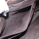 GIVENCHY Tote Bag Leather Brown Gold Auth hk4264-22
