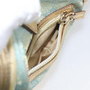GUCCI GG Canvas Hand Bag Light Blue Gold 000 0852 Auth hk4266-24