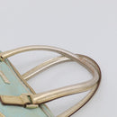 GUCCI GG Canvas Hand Bag Light Blue Gold 000 0852 Auth hk4266-8