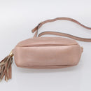GUCCI Shoulder Bag Leather Pink Gold 308364 Auth hk4267-10
