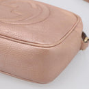 GUCCI Shoulder Bag Leather Pink Gold 308364 Auth hk4267-11