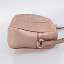 GUCCI Shoulder Bag Leather Pink Gold 308364 Auth hk4267-5