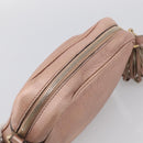 GUCCI Shoulder Bag Leather Pink Gold 308364 Auth hk4267-6