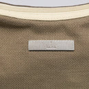 GUCCI Chain Shoulder Bag Canvas Beige Silver 001 3873 Auth hk4268-16