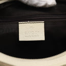 GUCCI Chain Shoulder Bag Canvas Beige Silver 001 3873 Auth hk4268-17