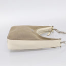 GUCCI Chain Shoulder Bag Canvas Beige Silver 001 3873 Auth hk4268-5