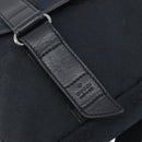 GUCCI GG Canvas Shoulder Bag Black Silver 145859 Auth hk4269A-14