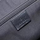 GUCCI GG Canvas Shoulder Bag Black Silver 145859 Auth hk4269A-17