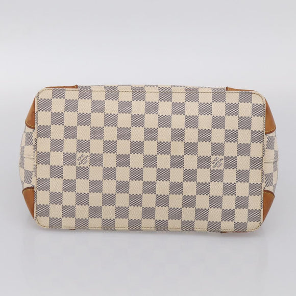 LOUIS VUITTON Damier Azur Hampstead PM Tote Bag N51207 LV Auth hk4276