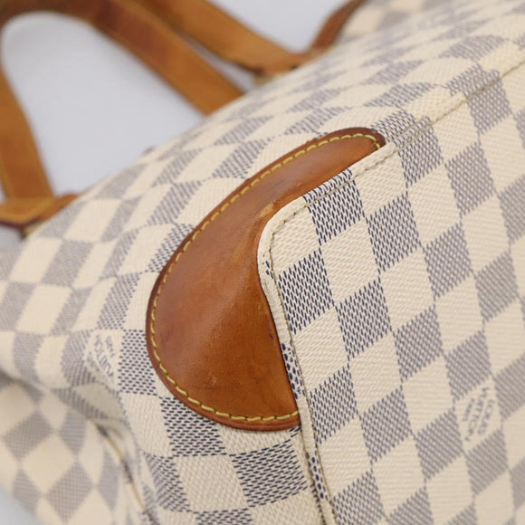 LOUIS VUITTON Damier Azur Hampstead PM Tote Bag N51207 LV Auth hk4276