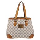 LOUIS VUITTON Damier Azur Hampstead PM Tote Bag N51207 LV Auth hk4276-2