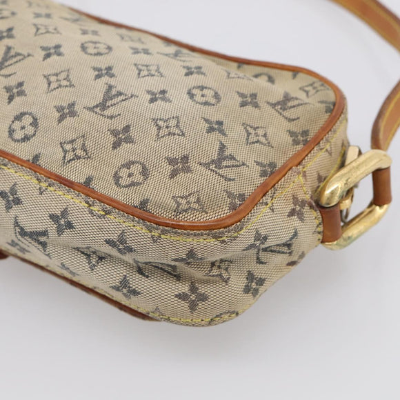 LOUIS VUITTON Monogram Mini Juliet MM Shoulder Bag Blue M92004 LV Auth hk4277