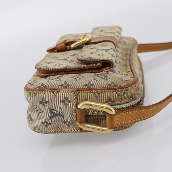 LOUIS VUITTON Monogram Mini Juliet MM Shoulder Bag Blue M92004 LV Auth hk4277